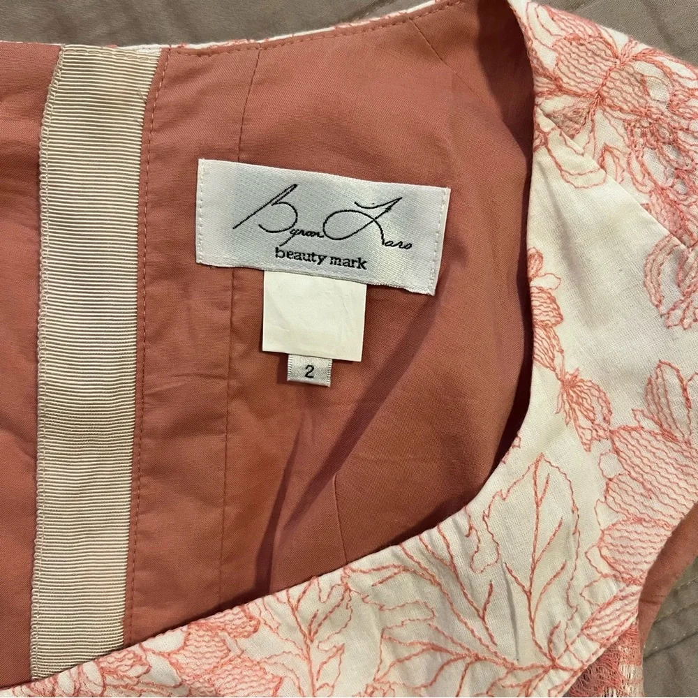 Byron Lars Pink and White floral Dress - Picture 4 of 7